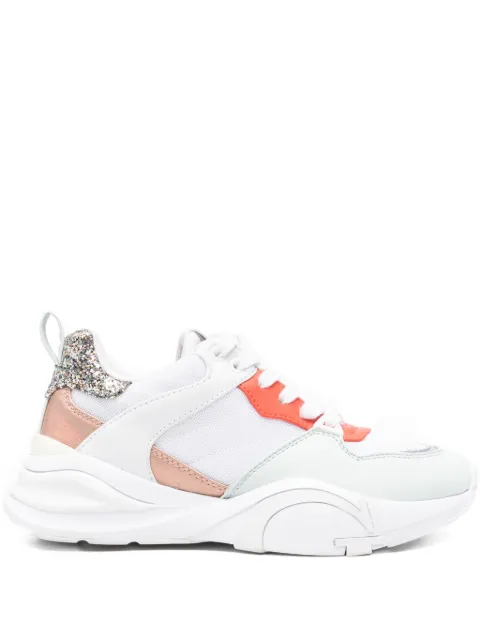 GUESS USA glitter-panelled chunky sneakers