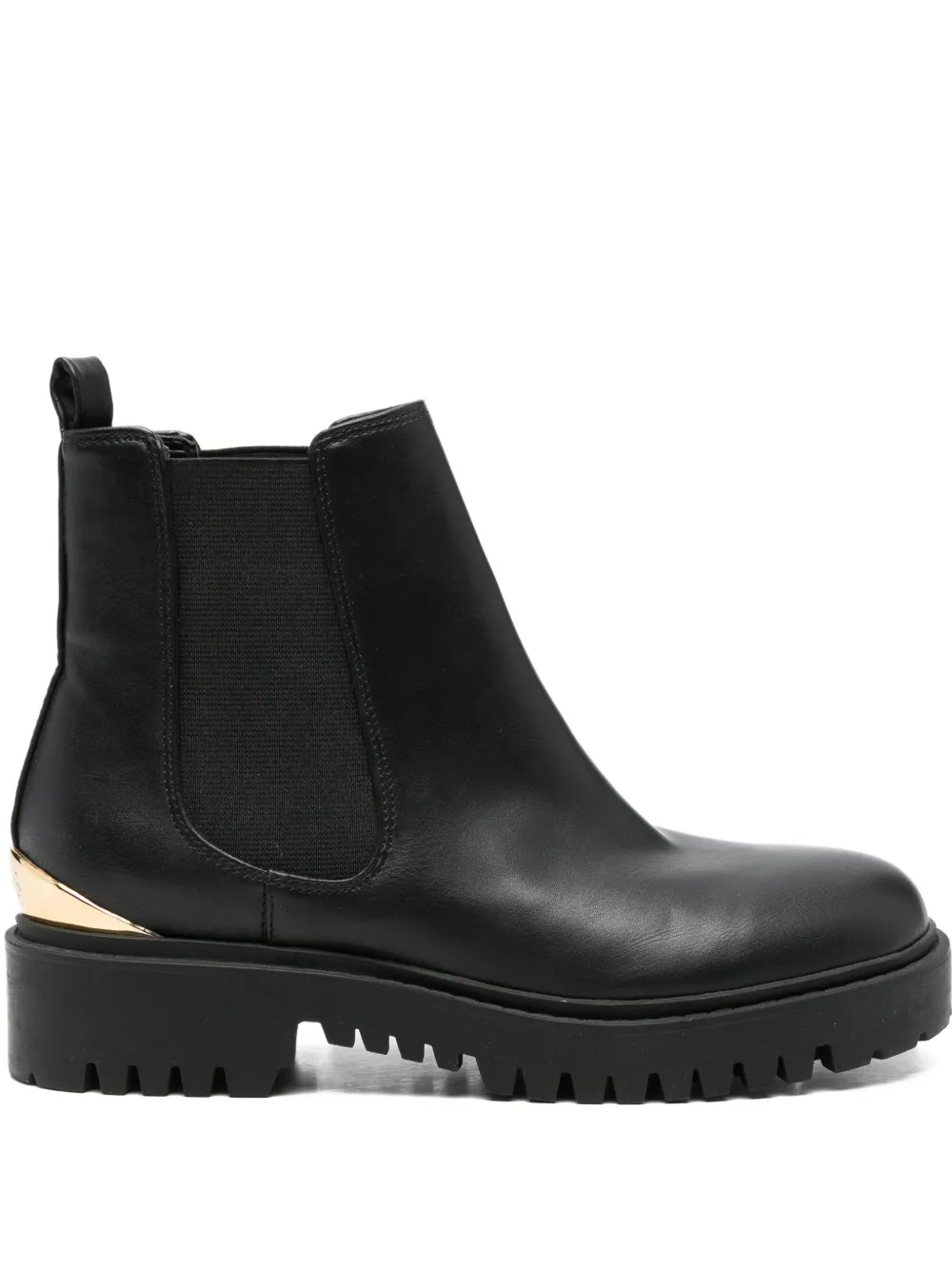 GUESS USA 40mm metallic-detail chelsea boots Black