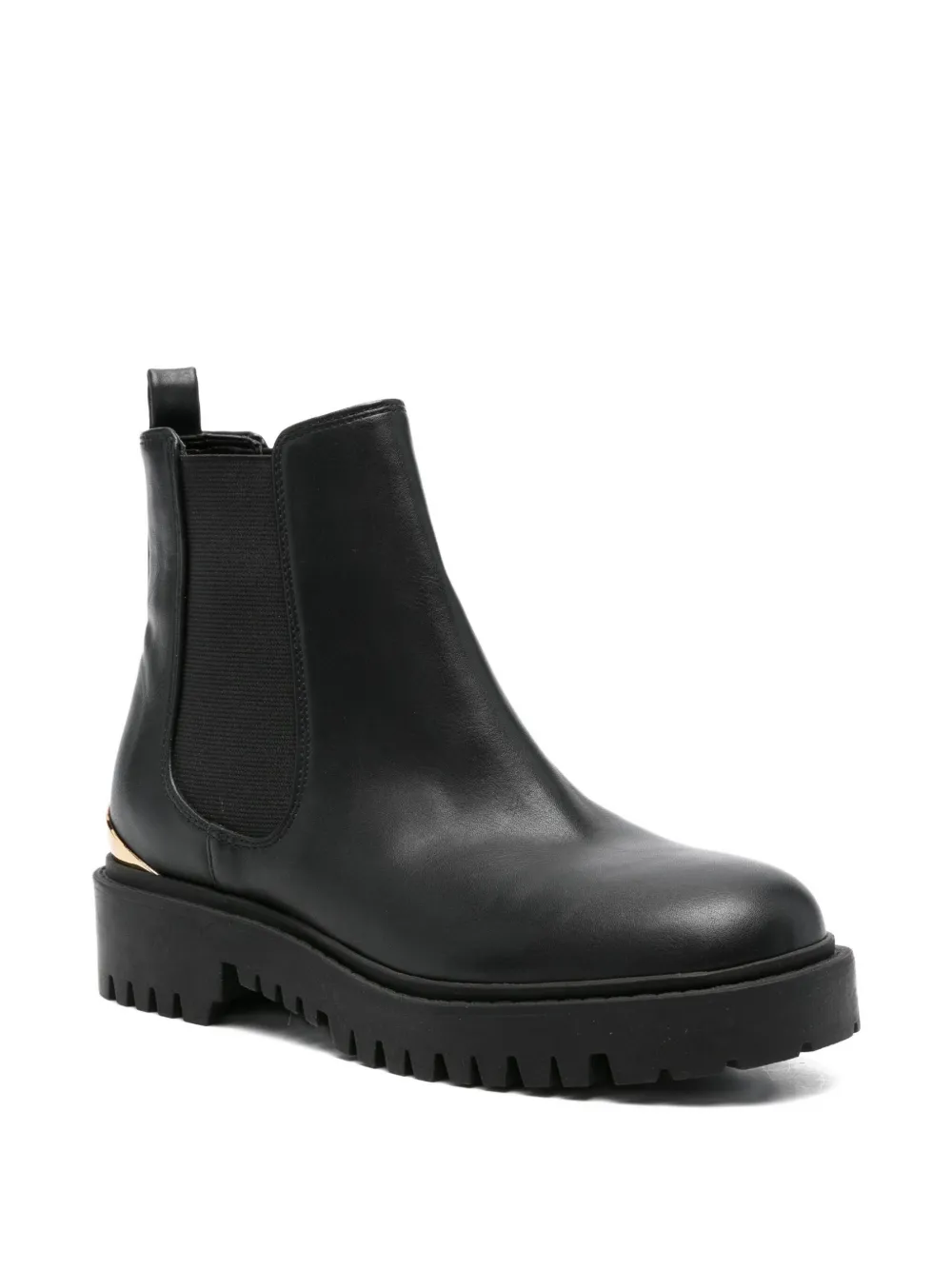 GUESS USA 40mm metallic-detail chelsea boots Black