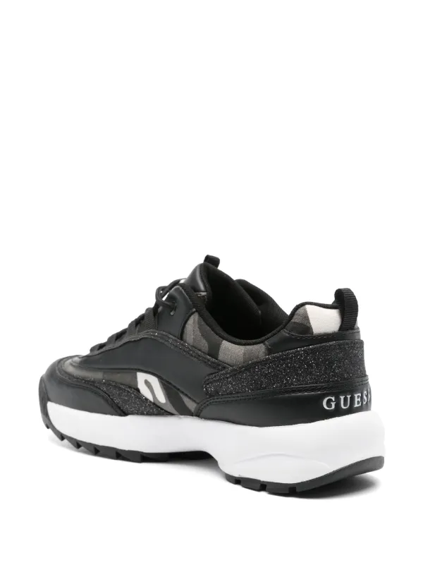 Guess black glitter sneakers online