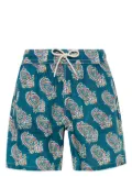 MC2 Saint Barth Gustavia linen swim shorts - Blue