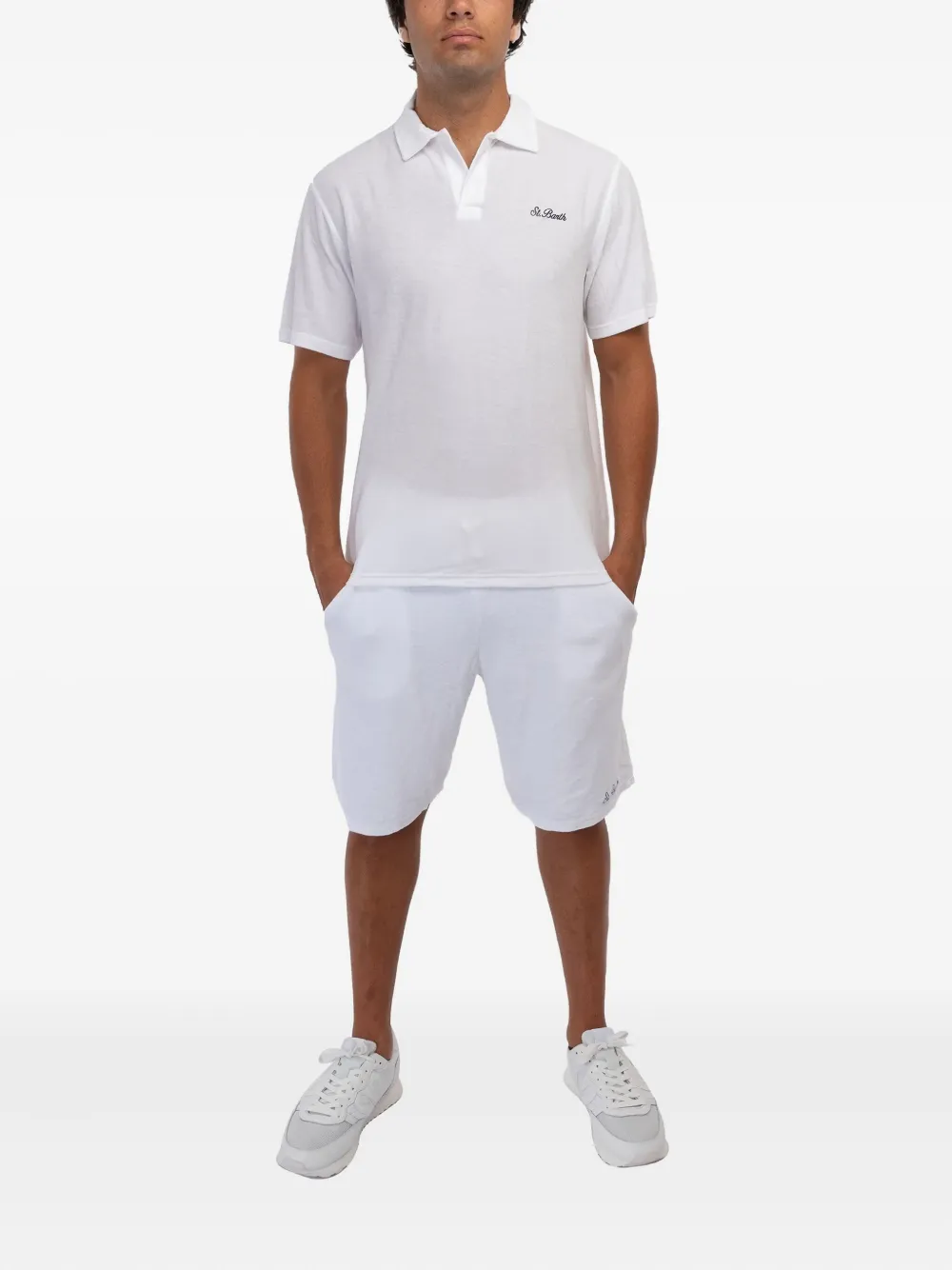 MC2 Saint Barth embroidered-logo drawstring shorts | Track & Running Shorts | Image 2