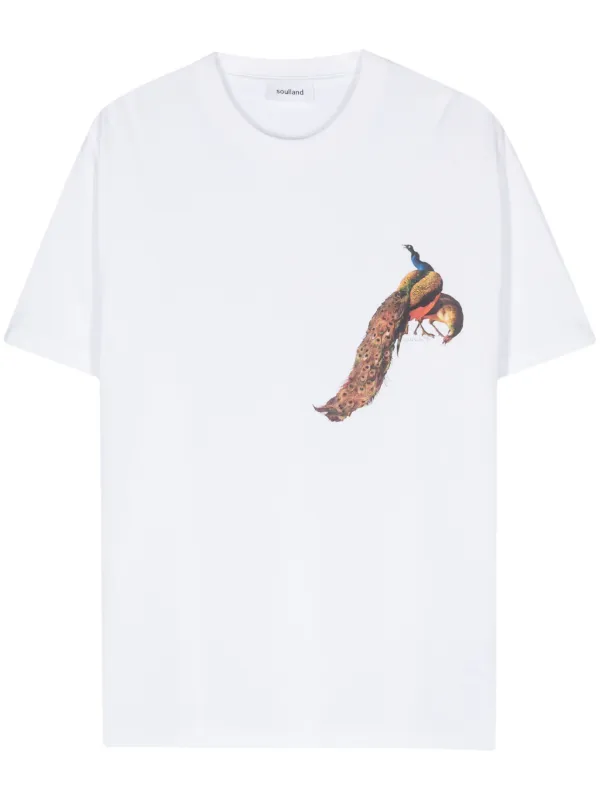 Soulland Kai' Peacock Tシャツ | ホワイト | FARFETCH JP