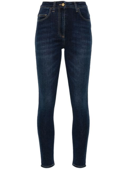 Elisabetta Franchi logo-plaque skinny jeans