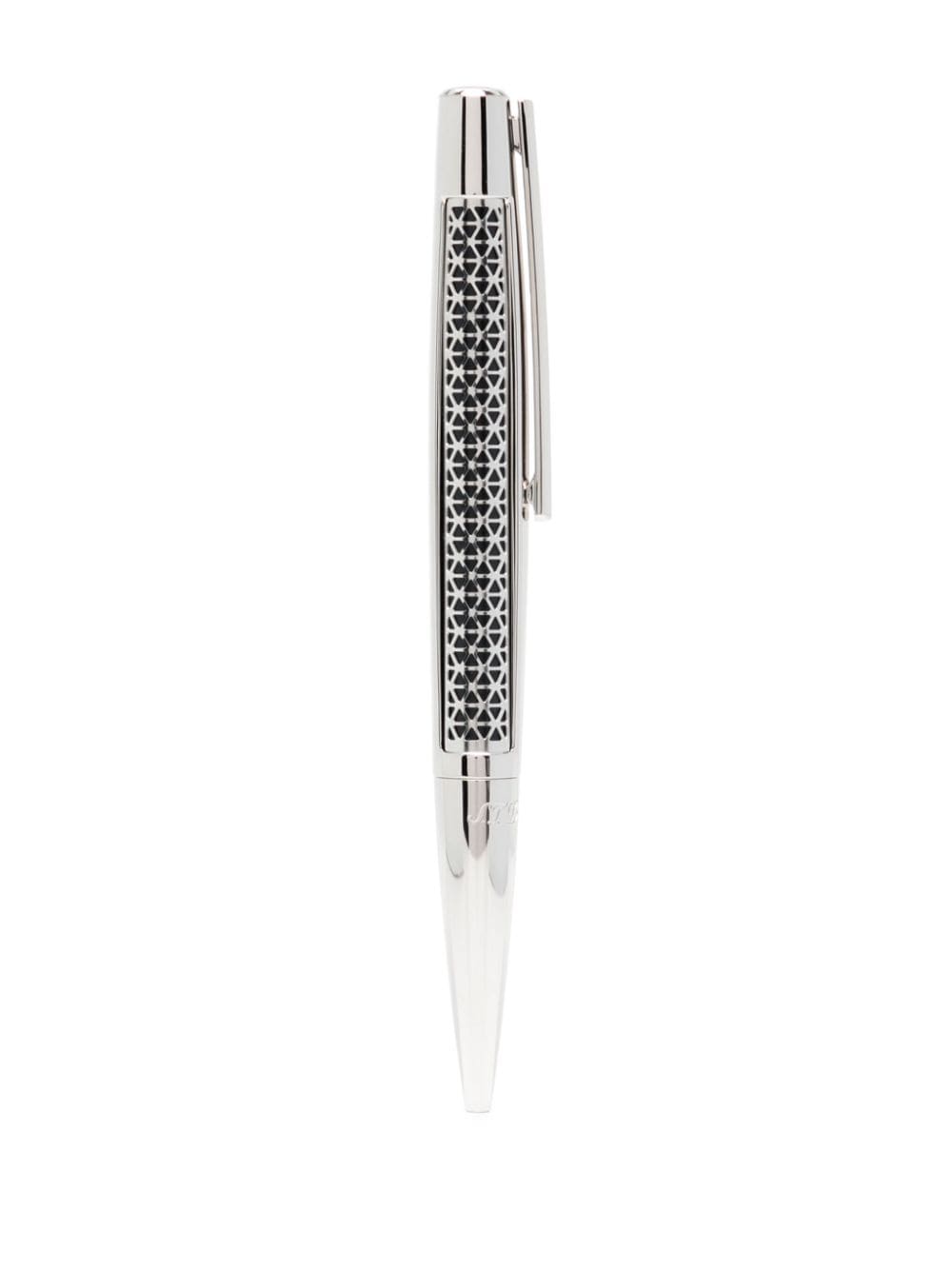 Shop St Dupont Line D Eternity Rollerball Pen In Silver