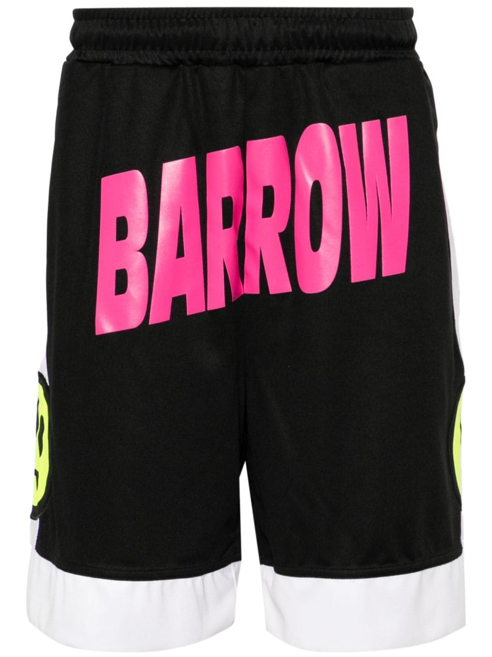 BARROW logo-print track shorts Zwart