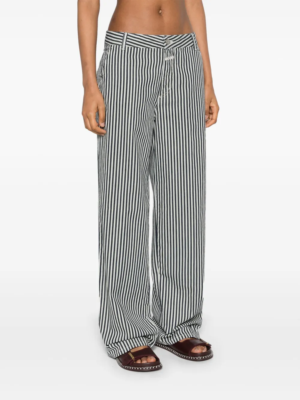 Closed Jeans dritti a righe | Denim | Image 3