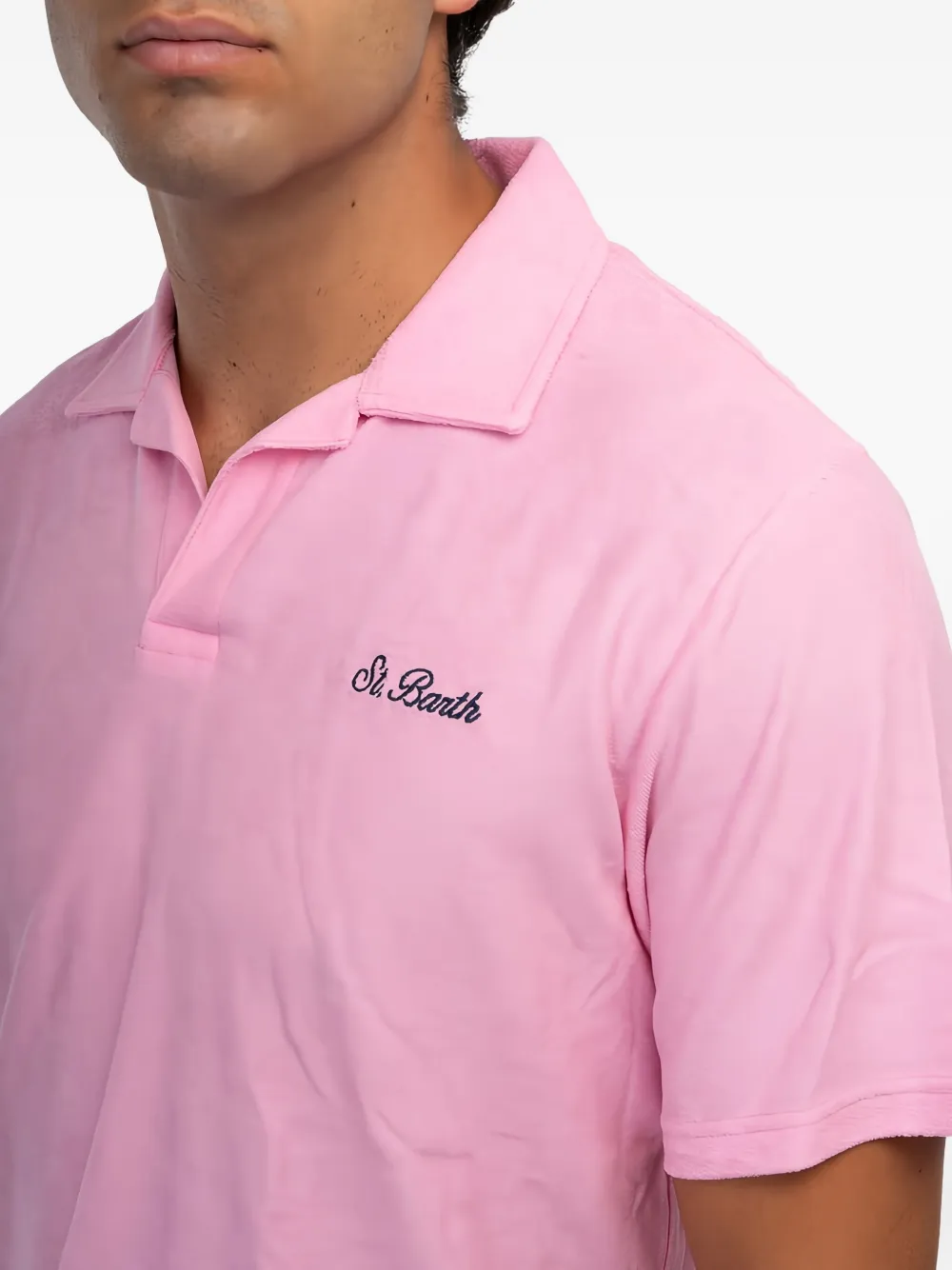 MC2 Saint Barth Poloshirt met korte mouwen Roze
