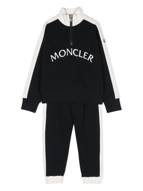 Moncler Enfant logo-patch cotton tracksuit