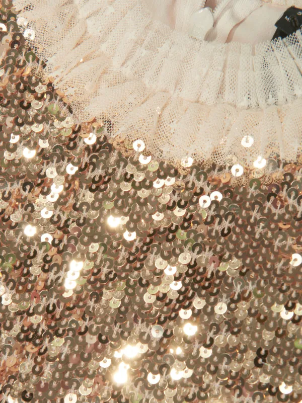 NEEDLE THREAD KIDS Matilda Sequinned Flared Dress Farfetch