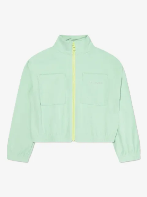Converse Kids chamarra bomber tejida de canalé con cierre