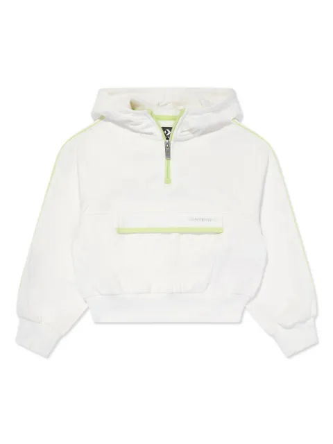 Converse Kids logo-embroidered cotton hoodie 
