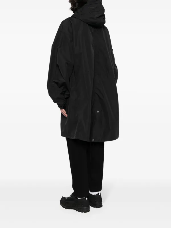 Junya Watanabe MAN drop-shoulder Hooded Parka Coat | ブラック