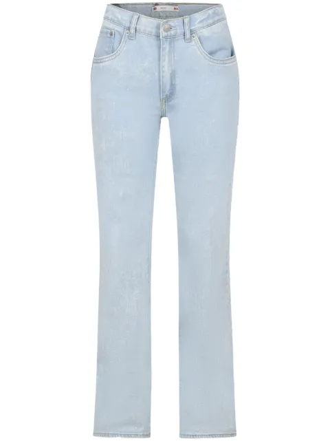 Levi's Kids logo-appliqué straight-leg jeans