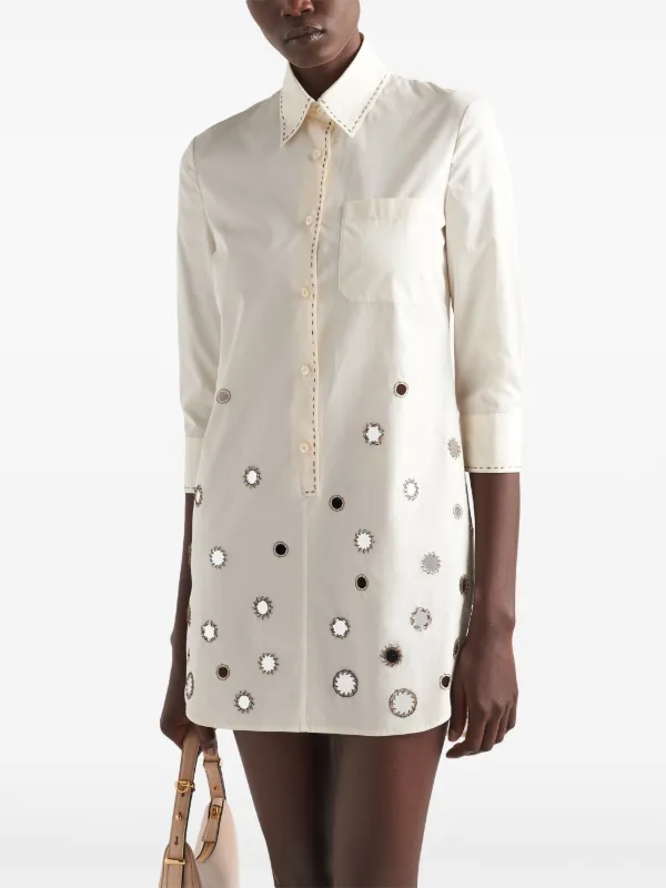 Katoenen blousejurk hotsell