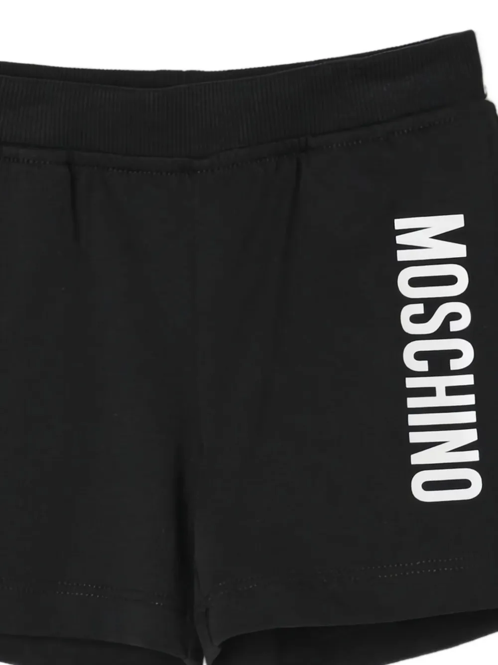 Moschino Kids Shorts met logoprint Zwart