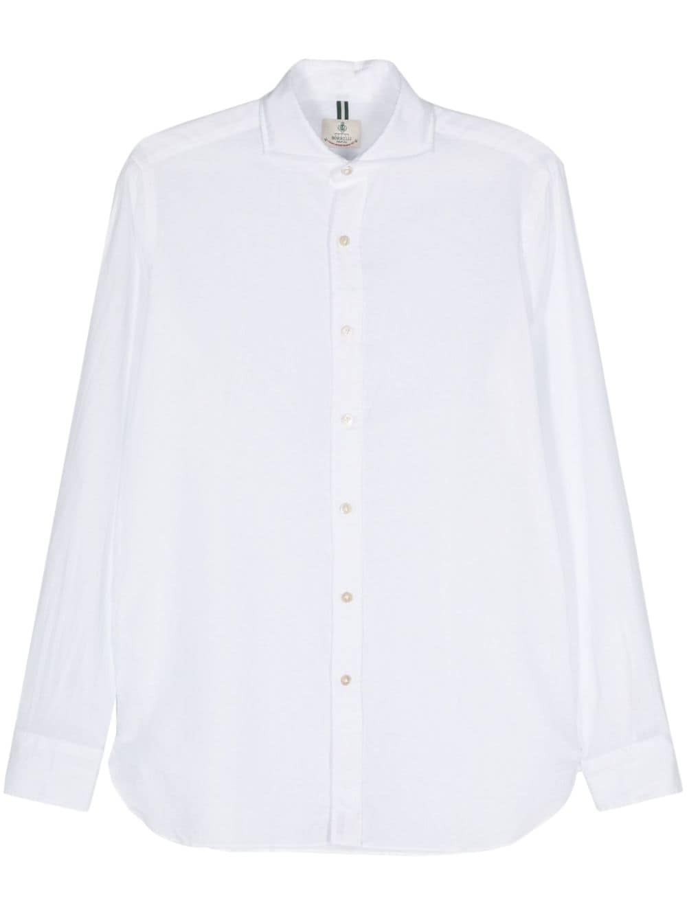Borrelli Long-sleeve Shirt In White