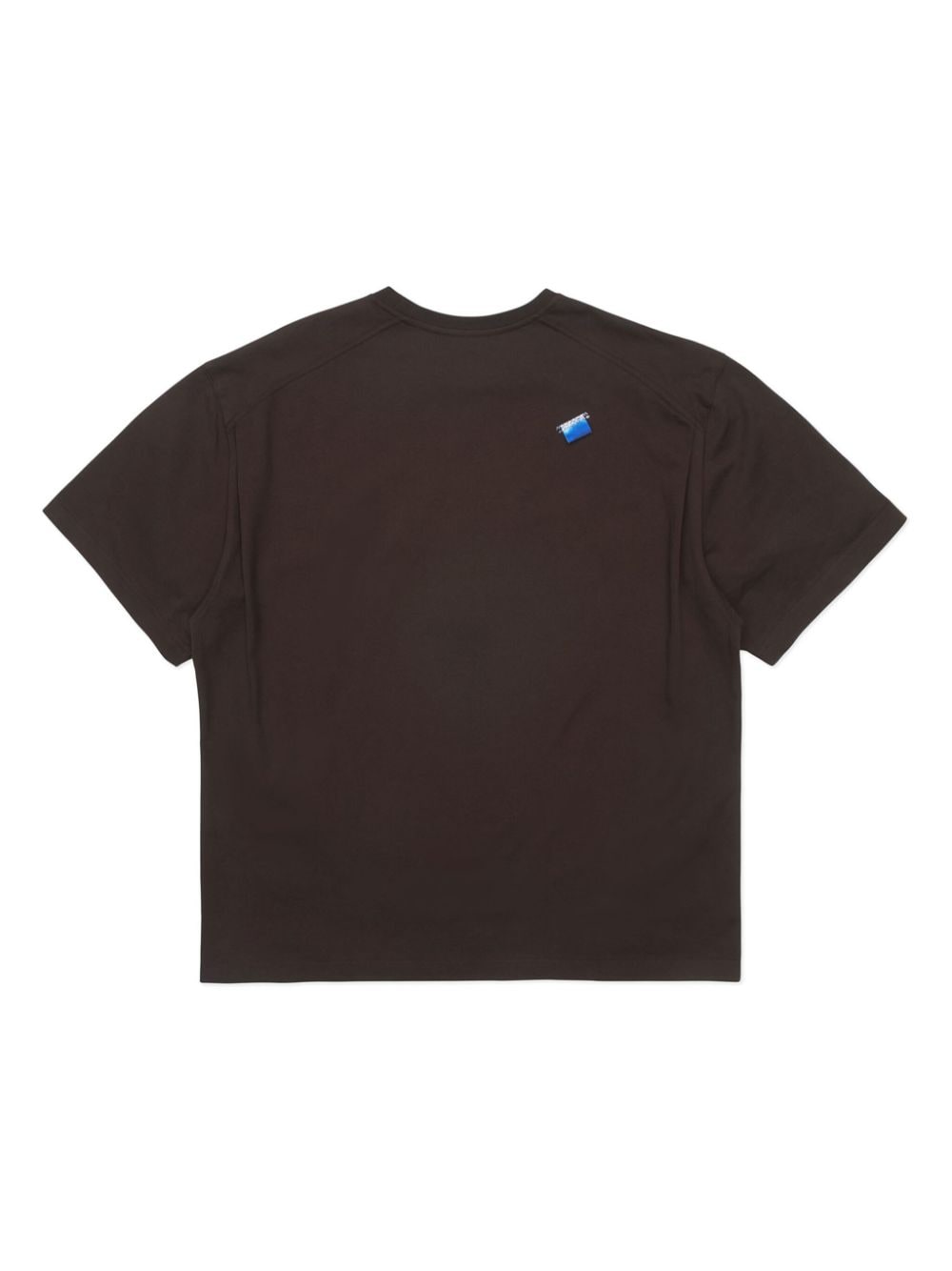 Shop Ader Error Langle Jersey T-shirt In Brown
