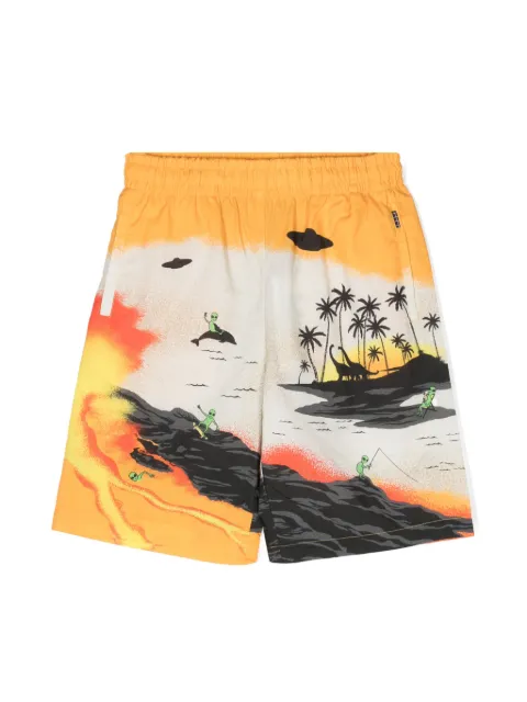 Molo Adi illustration-print shorts