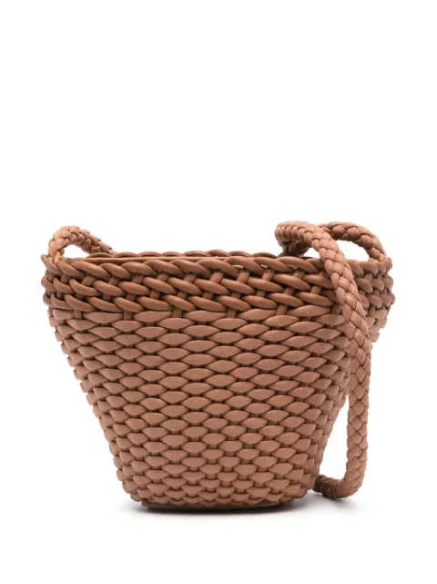 Hereu Fiol interwoven-leather bucket bag