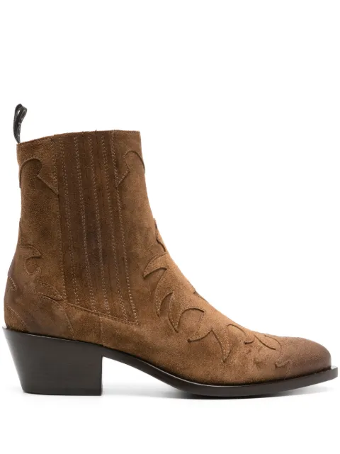 Sartore botas de gamuza con tacón de 45mm