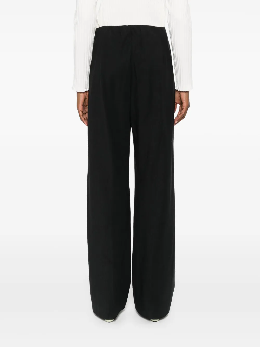 Vince High waist broek Zwart