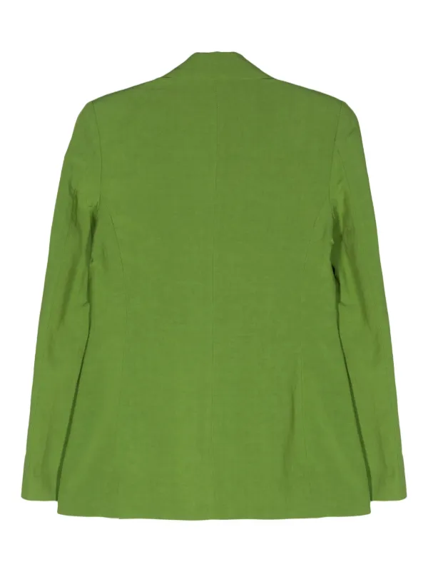 Merci Blazer Monopetto Con Revers a Lancia Verde FARFETCH IT