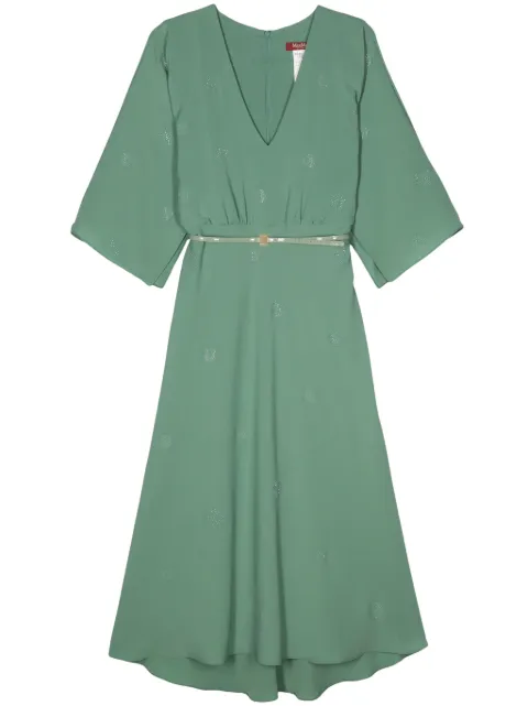 Max Mara rhinestone-embellished dress