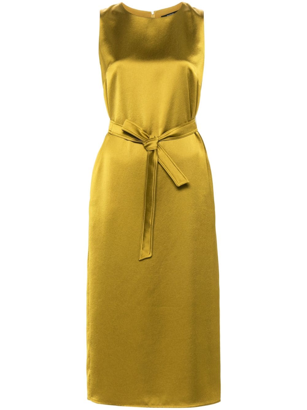 Image 1 of Weekend Max Mara belted satin dress