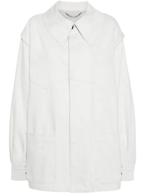 Veste en jean à col oversize - Maison Margiela - Modalova