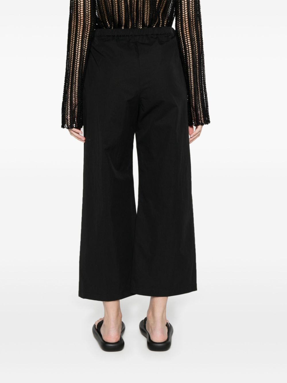 Shop Christian Wijnants Parla Cropped Trousers In Black