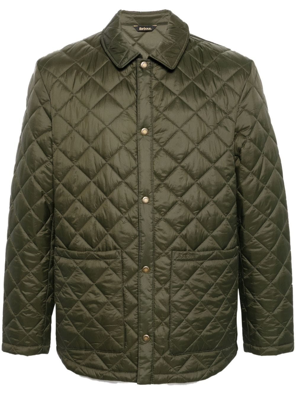 Barbour Newton Quilted Jacket In Green