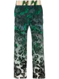 Pierre-Louis Mascia floral-print straight trousers - Blue