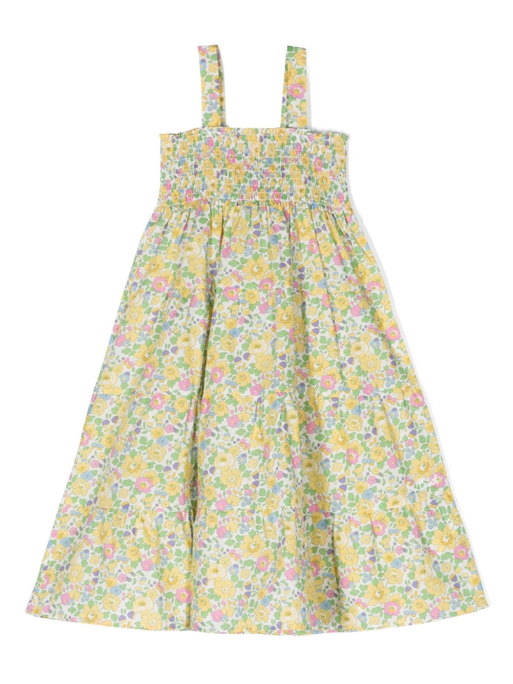 MC2 Saint Barth Kids Jemine JR floral-print skirt Geel