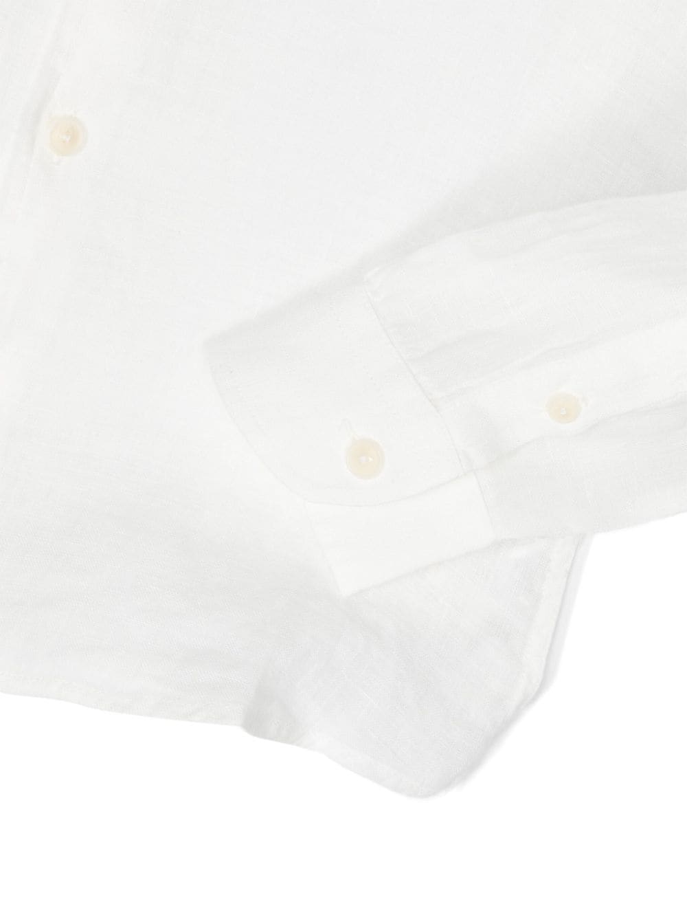 Shop Mc2 Saint Barth Agnes Linen Shirt In White