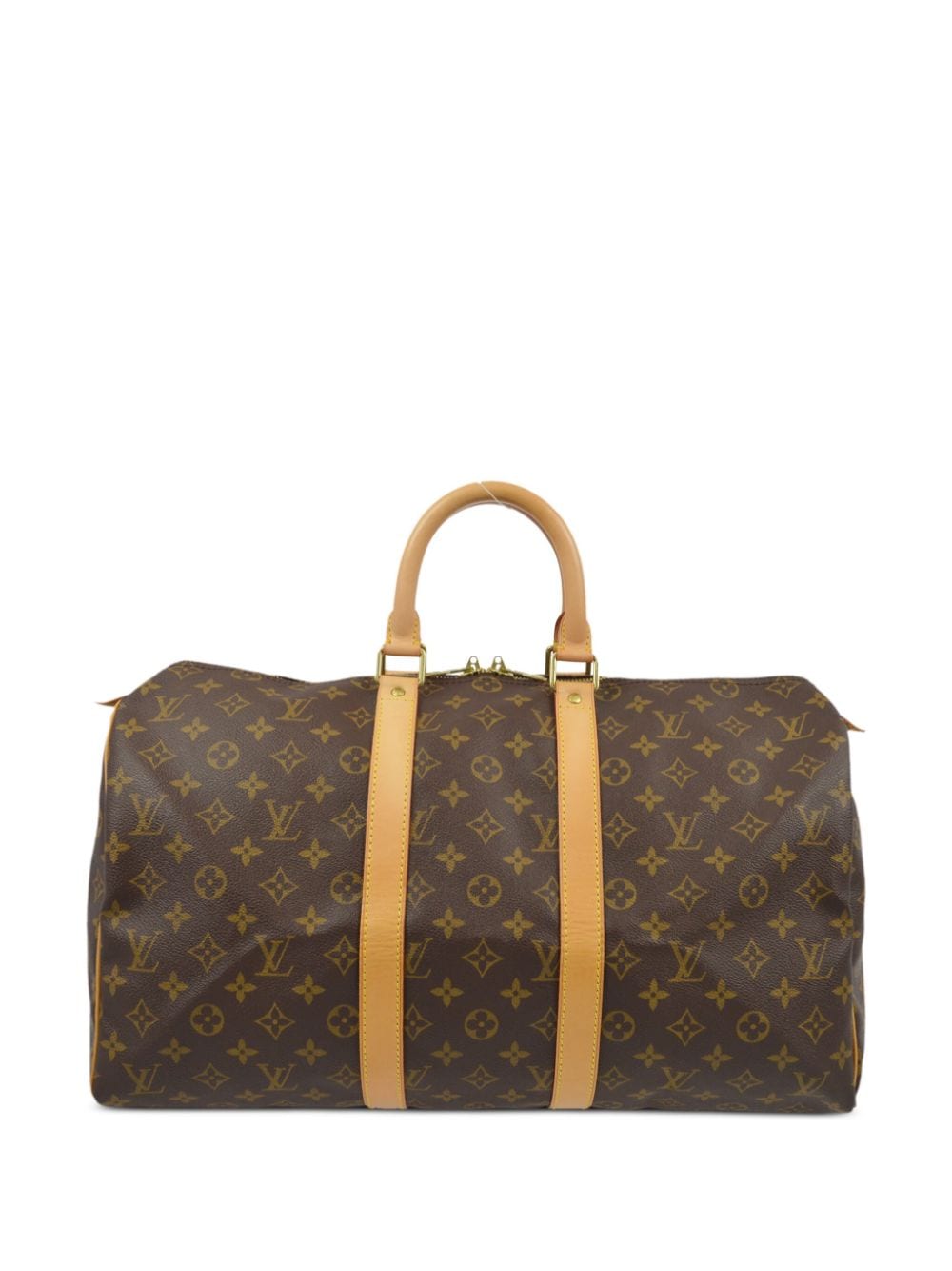 Pre-owned Louis Vuitton 1999 Keepall 45 Travel Bag In Brown
