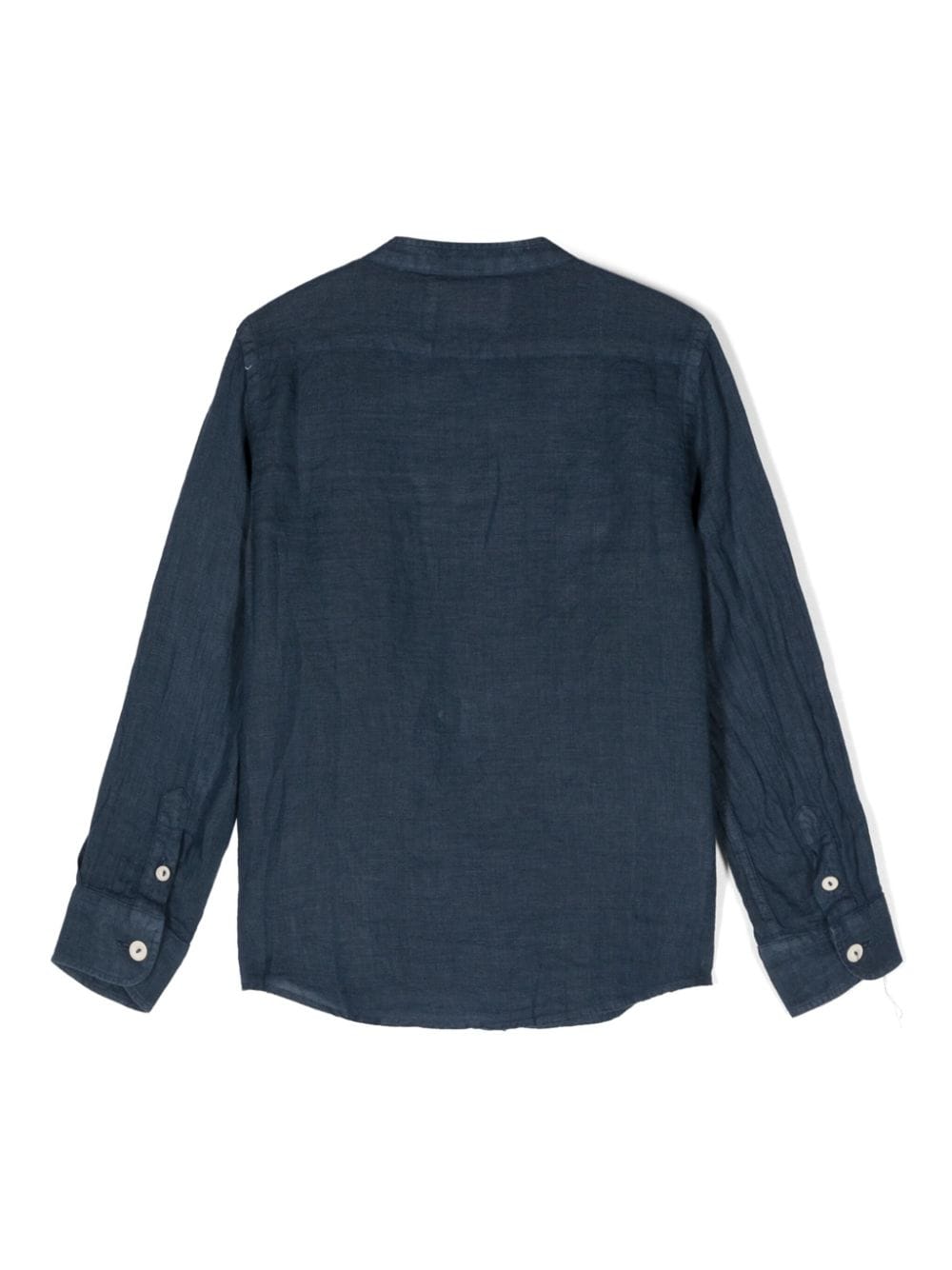 Shop Mc2 Saint Barth Pati Linen Shirt In Blue