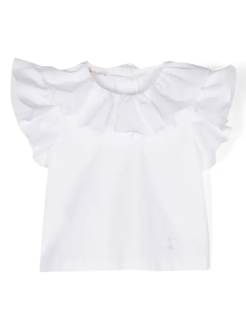 Le Bebé Enfant blusa con volantes