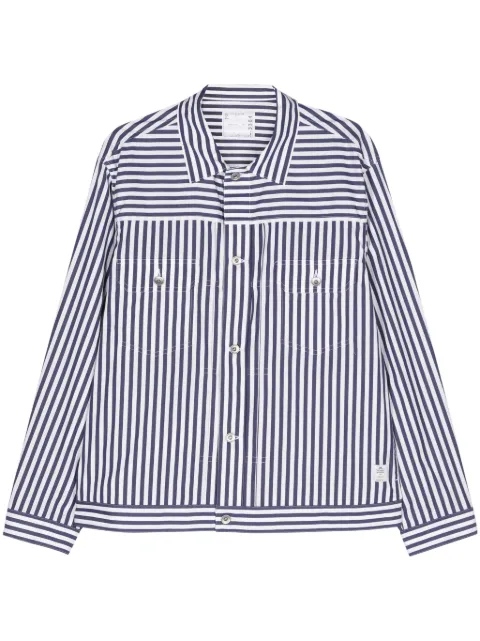 sacai Thomas Mason cotton shirt jacket