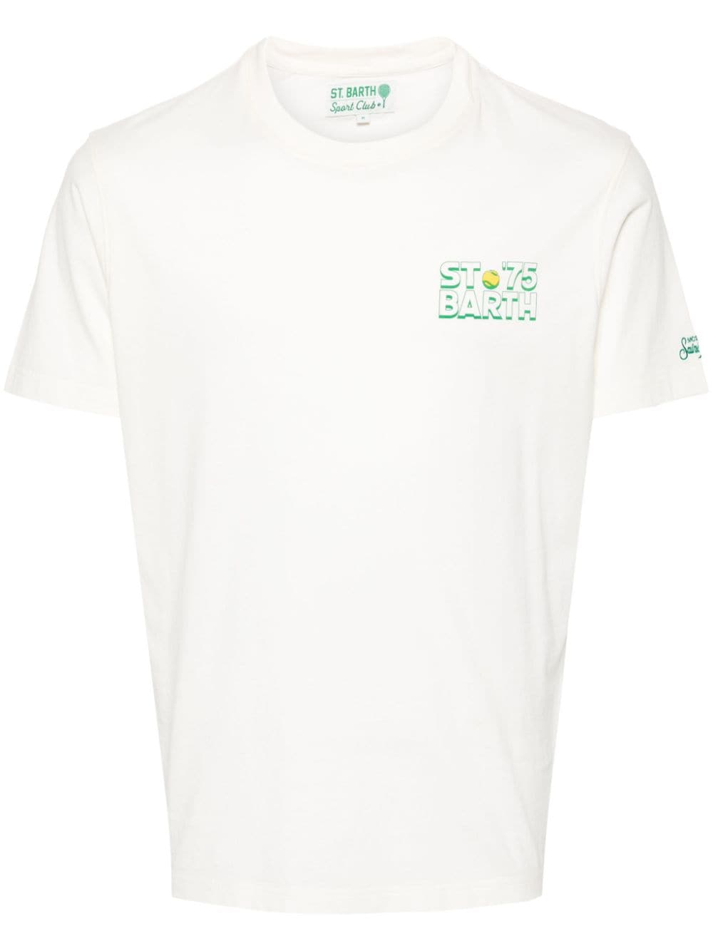 MC2 Saint Barth Katoenen T-shirt met print Wit