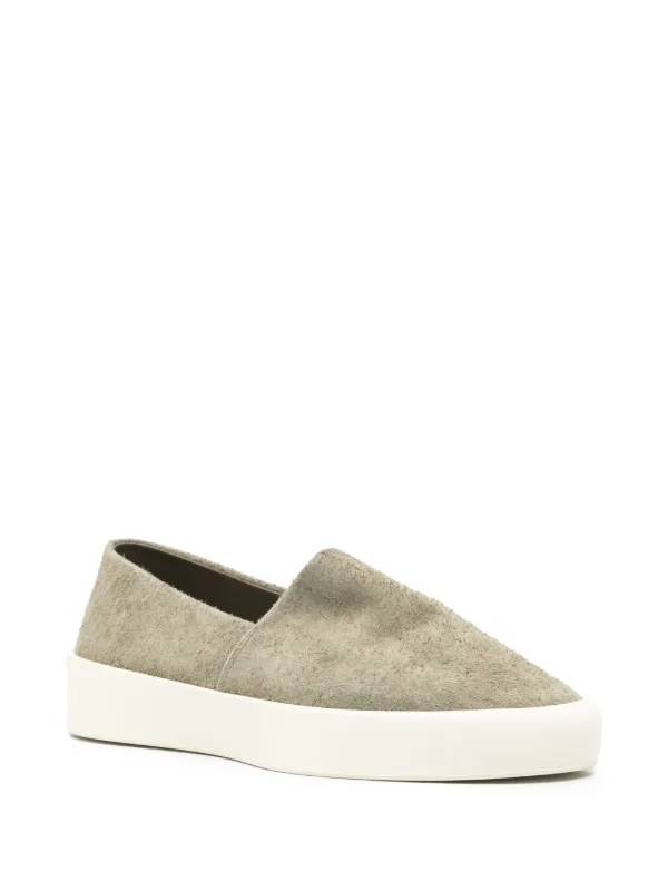 Fear Of God Suede slip on Sneakers Green FARFETCH UK