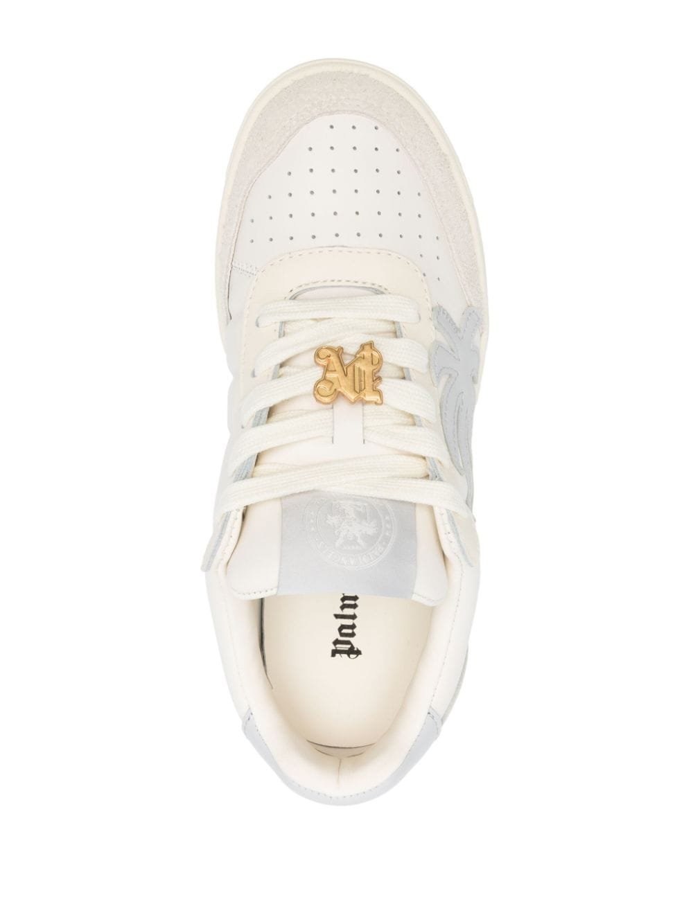 Shop Palm Angels Palm Beach University Sneakers In Neutrals