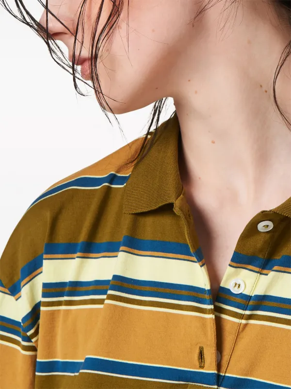Miu Miu Jersey Polo Shirt | White | FARFETCH