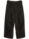 FFFPOSTALSERVICE wide-leg belted trousers - Black