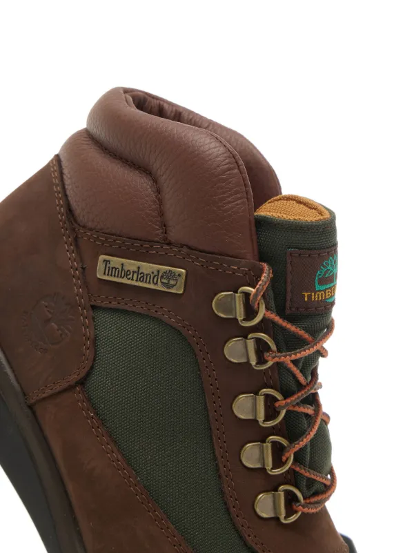 Timberland Panelled Leather Ankle Boots | Brown | FARFETCH ID display picture 3