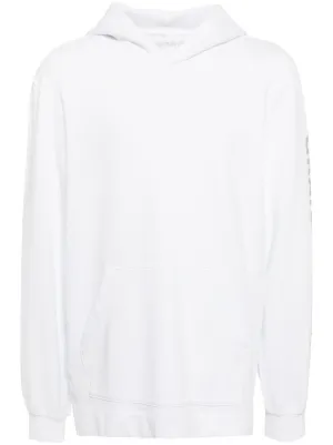 Denim Tears Cotton Wreath-print Hoodie | White | FARFETCH