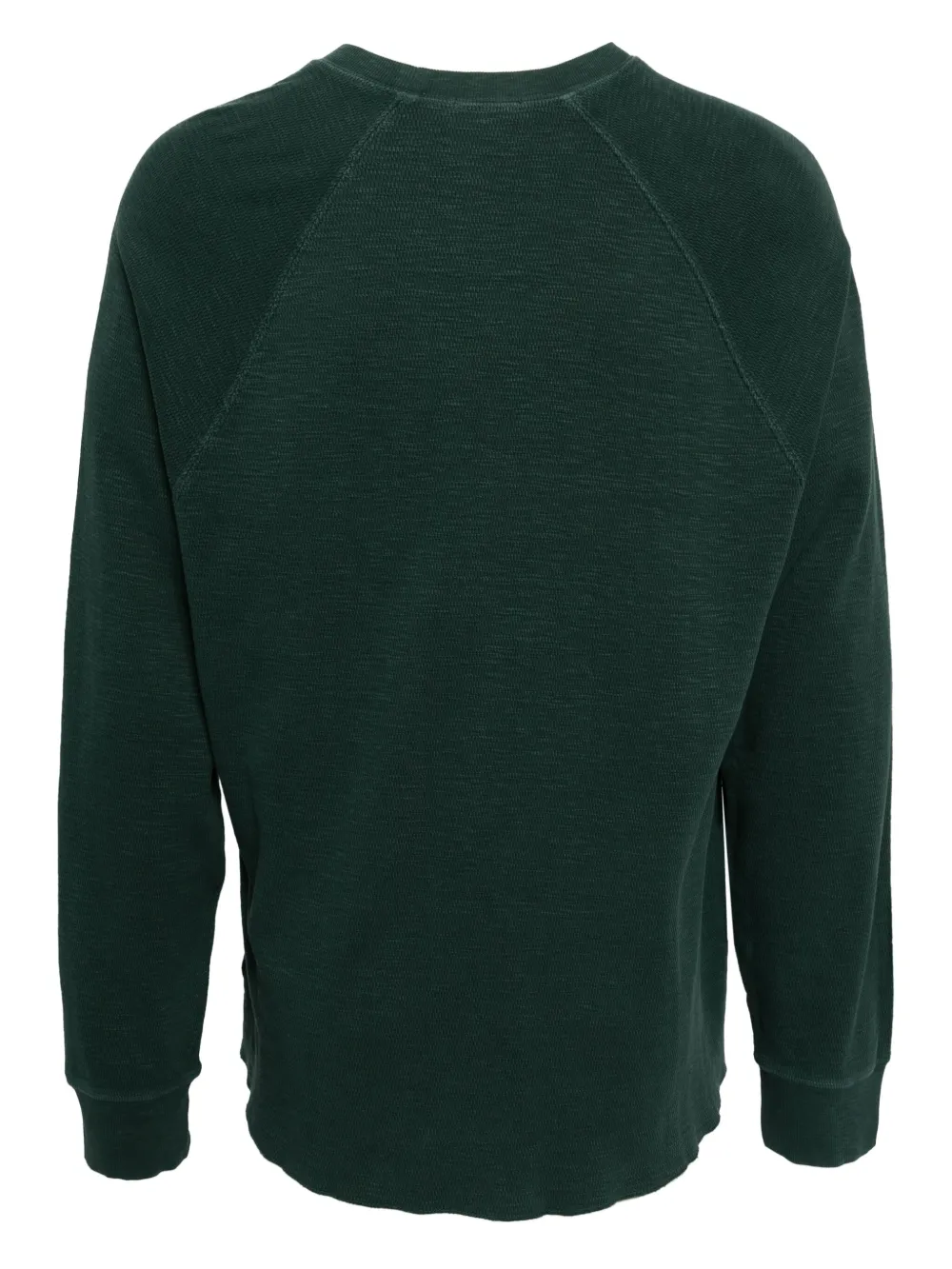 James Perse Mesh T-shirt met raglan mouwen - Groen