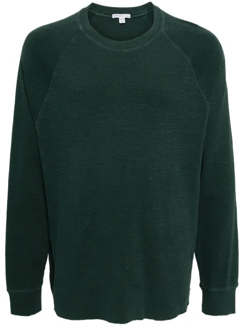 James Perse playera con mangas raglán