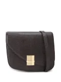 Ferragamo Fiamma leather shoulder bag - Brown