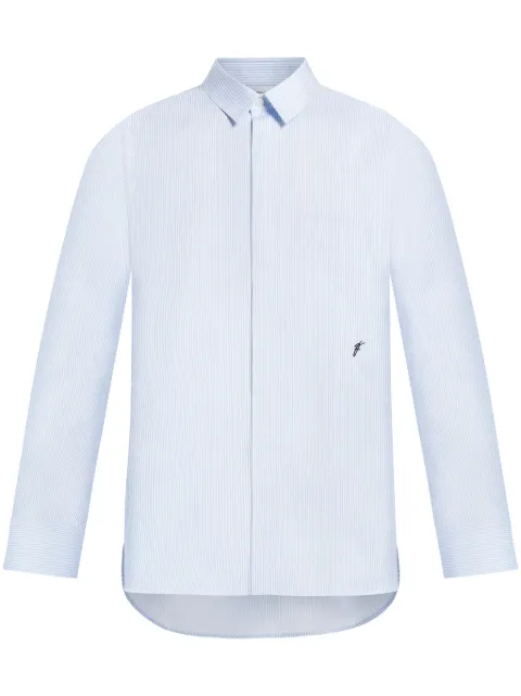 Ferragamo camisa con rayas estampadas
